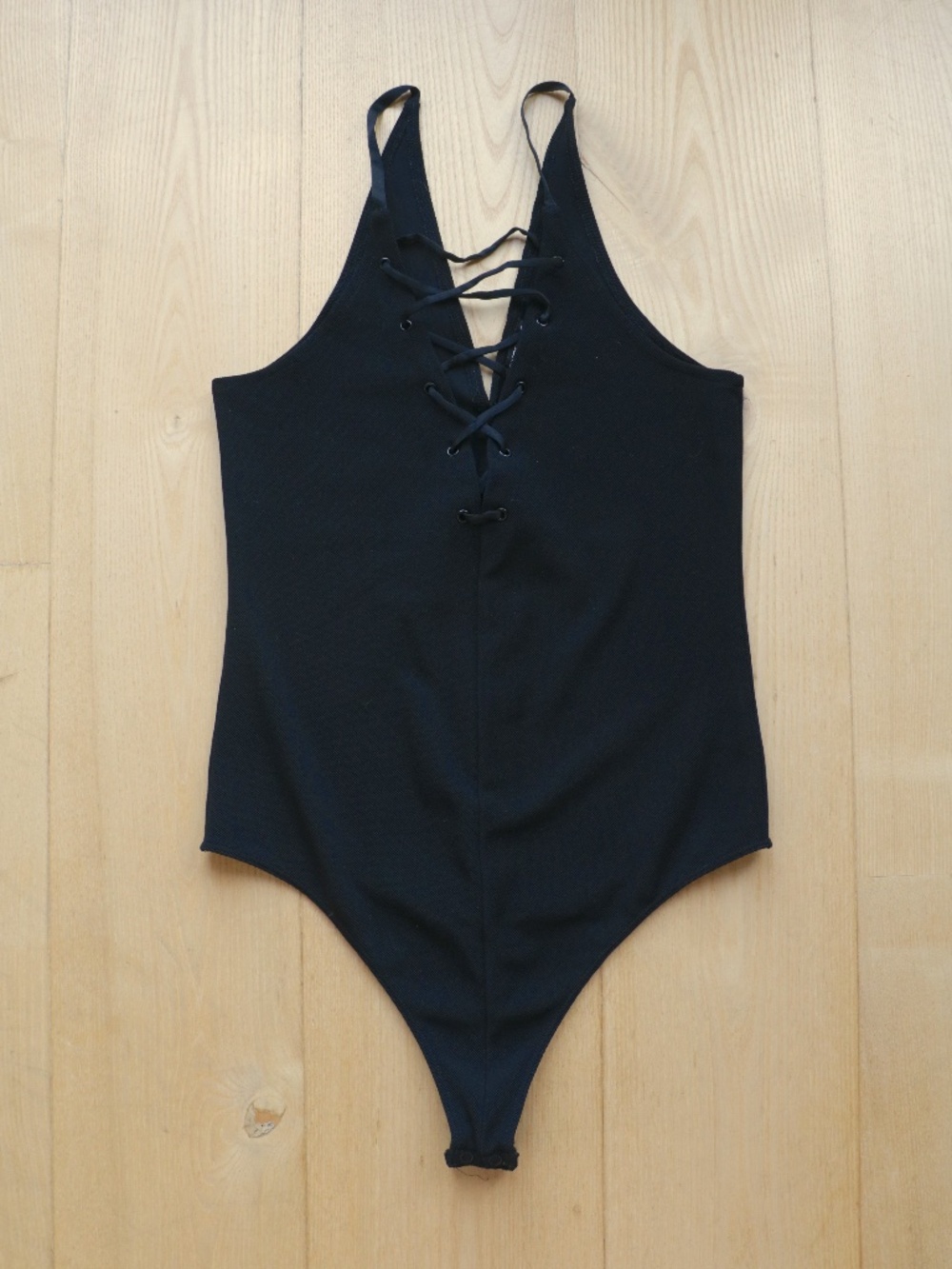 dark fairy lace up bodysuit
